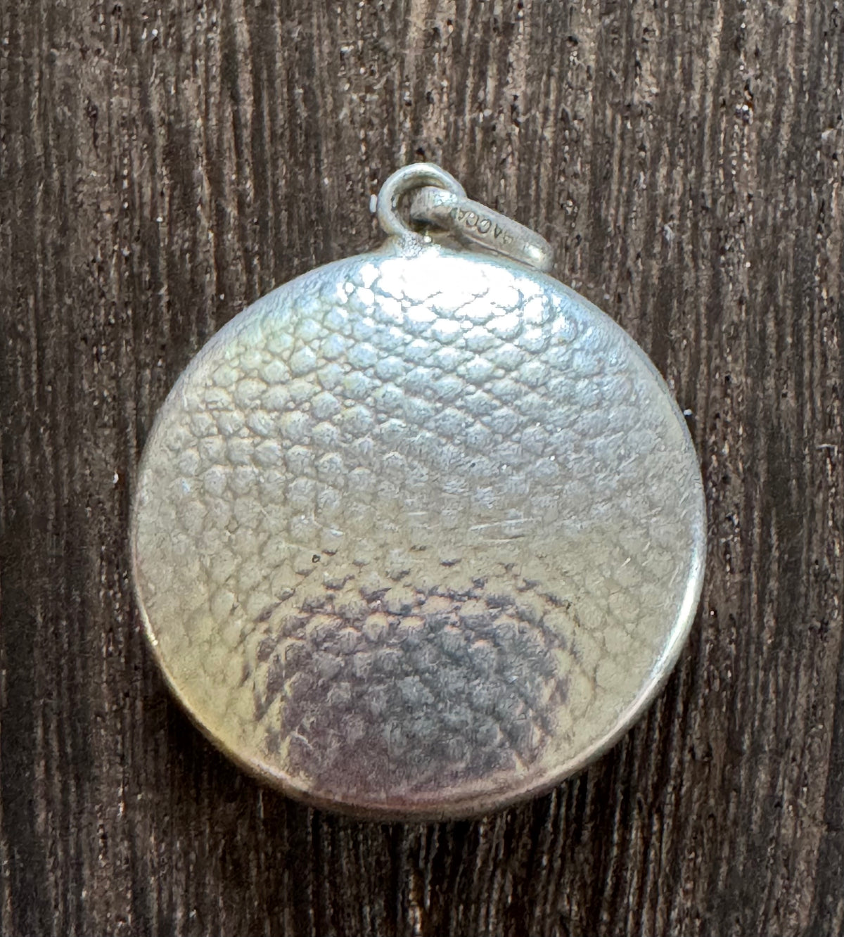 Vintage Pendant - SIlver Art Deco Pendant