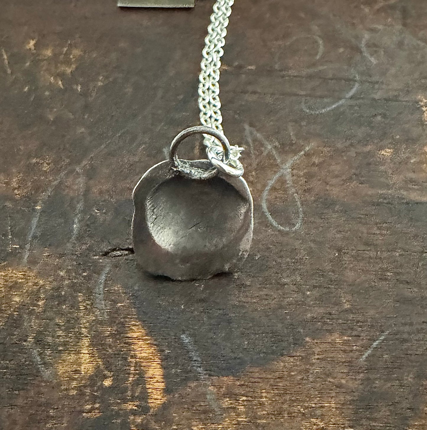 Pure Silver Bulldog Necklace