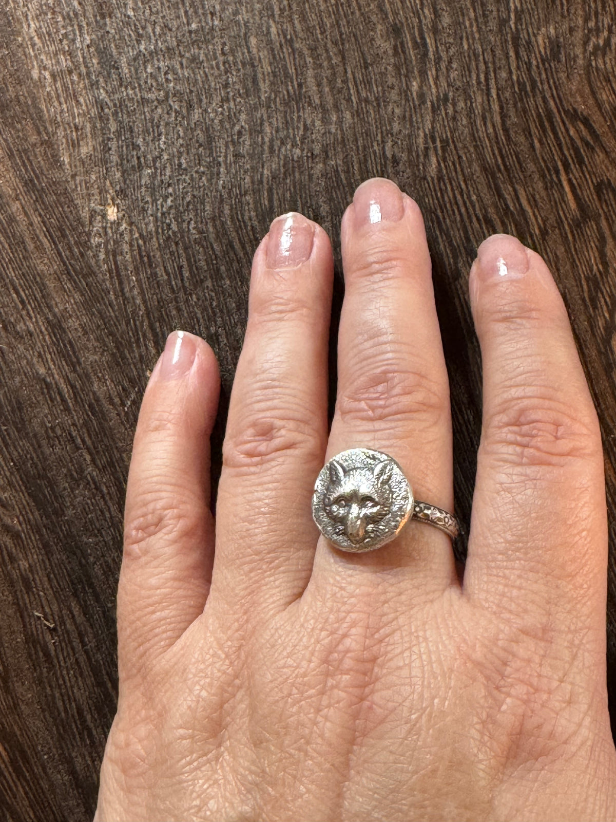 Handmade Ring - Silver Fox Ring