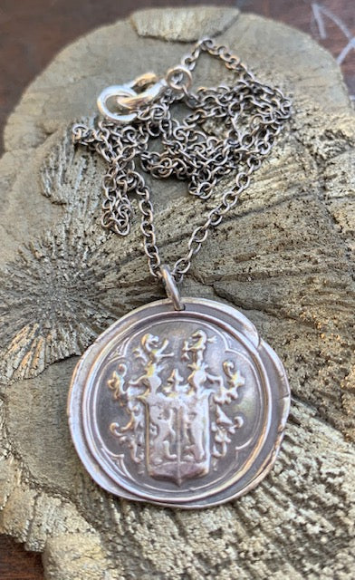 Handmade Family Crest Replica Necklace