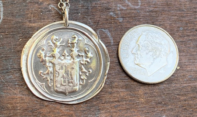 Handmade Family Crest Replica Necklace