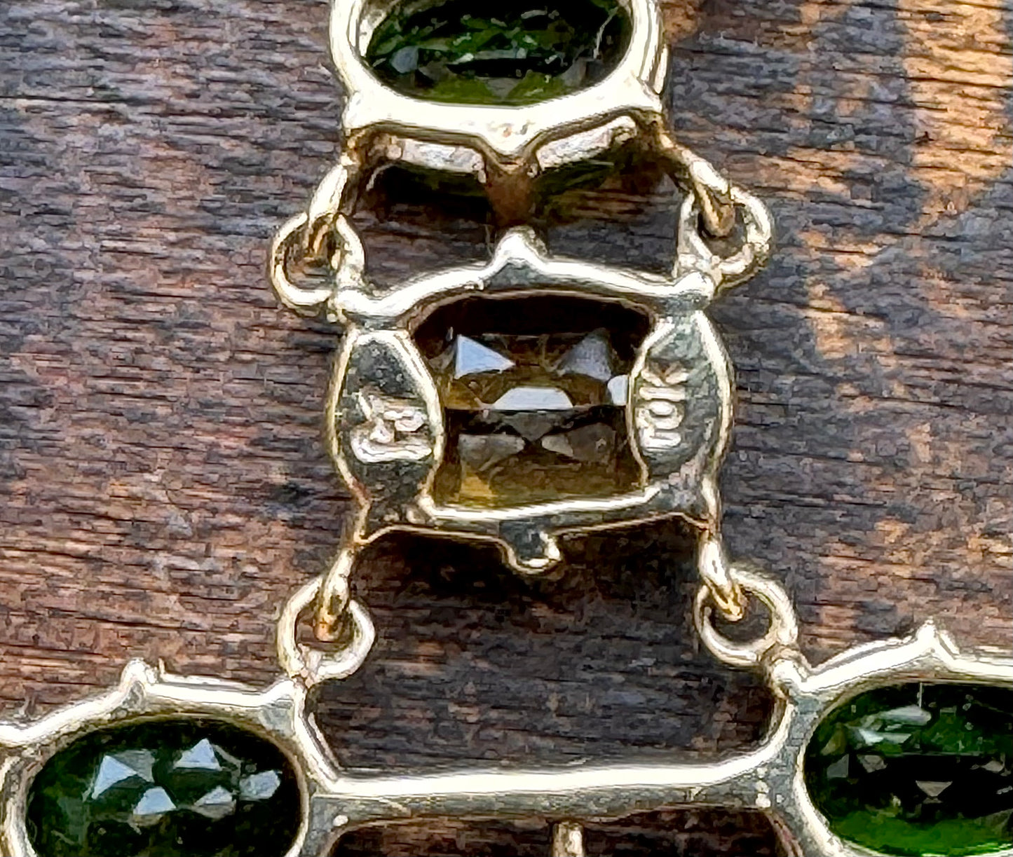 Chandelier Earrings-Vintage Peridot and Citrine Earrings