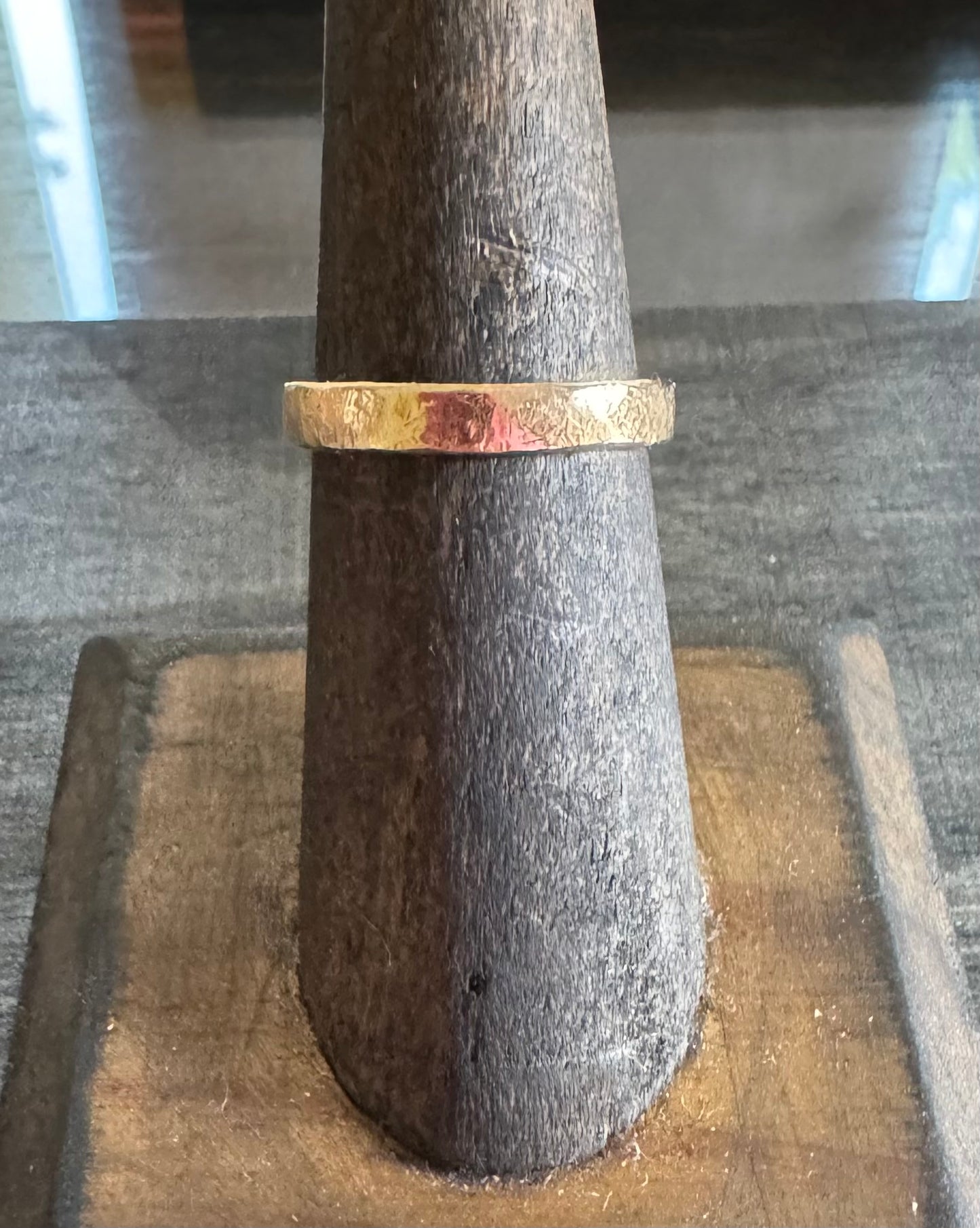 Turquoise Ring-Handmade 4 Hills Turquoise Gold-Fill Ring