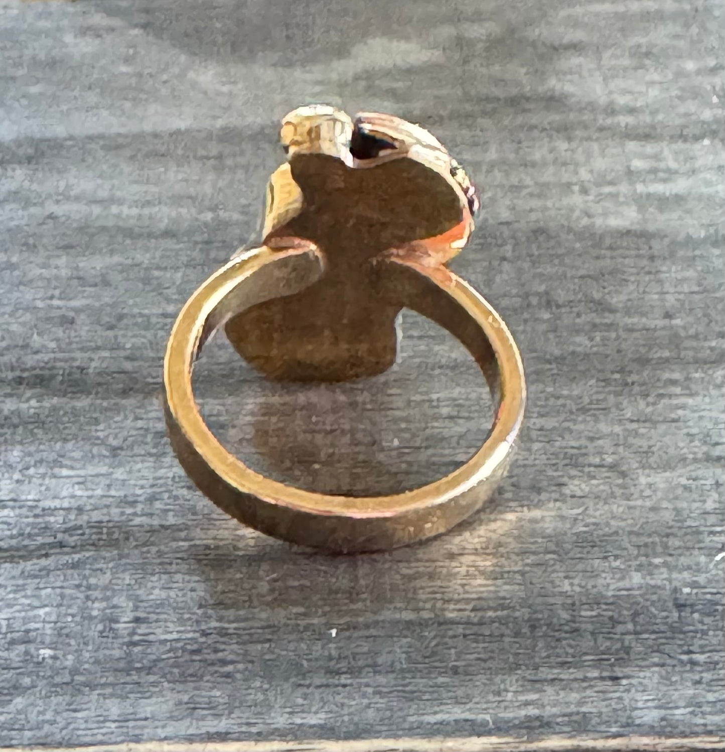 Turquoise Ring-Handmade 4 Hills Turquoise Gold-Fill Ring