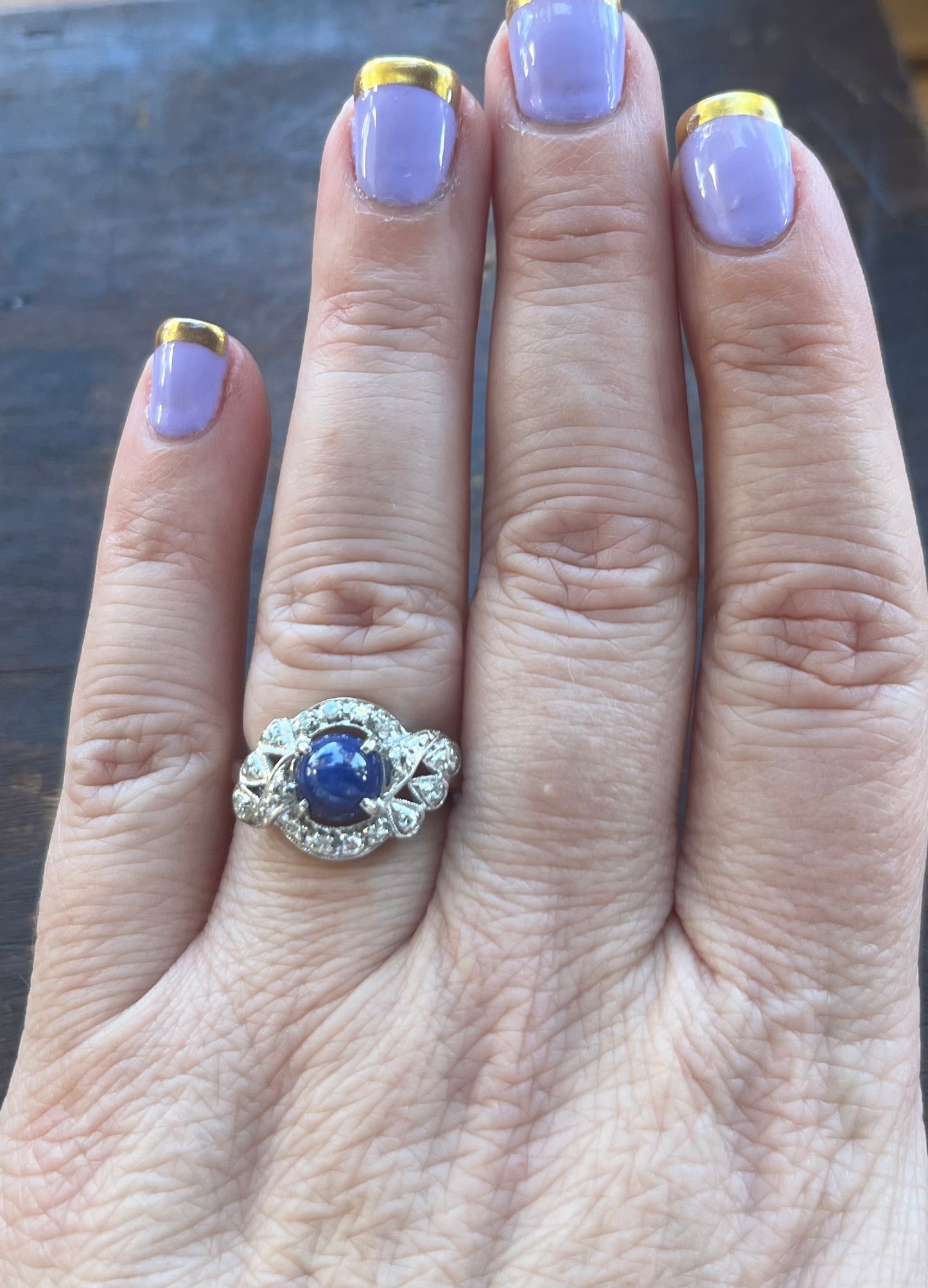 Vintage Star Sapphire Ring