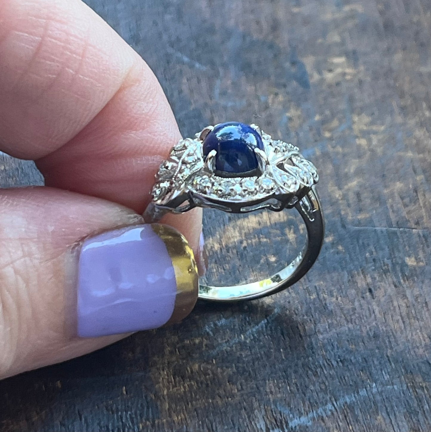 Vintage Star Sapphire Ring