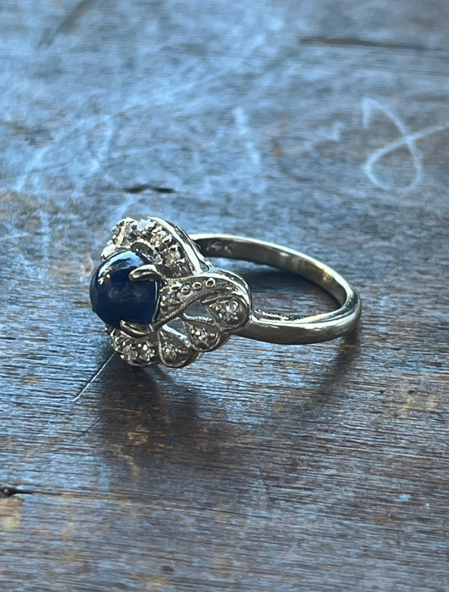 Vintage Star Sapphire Ring