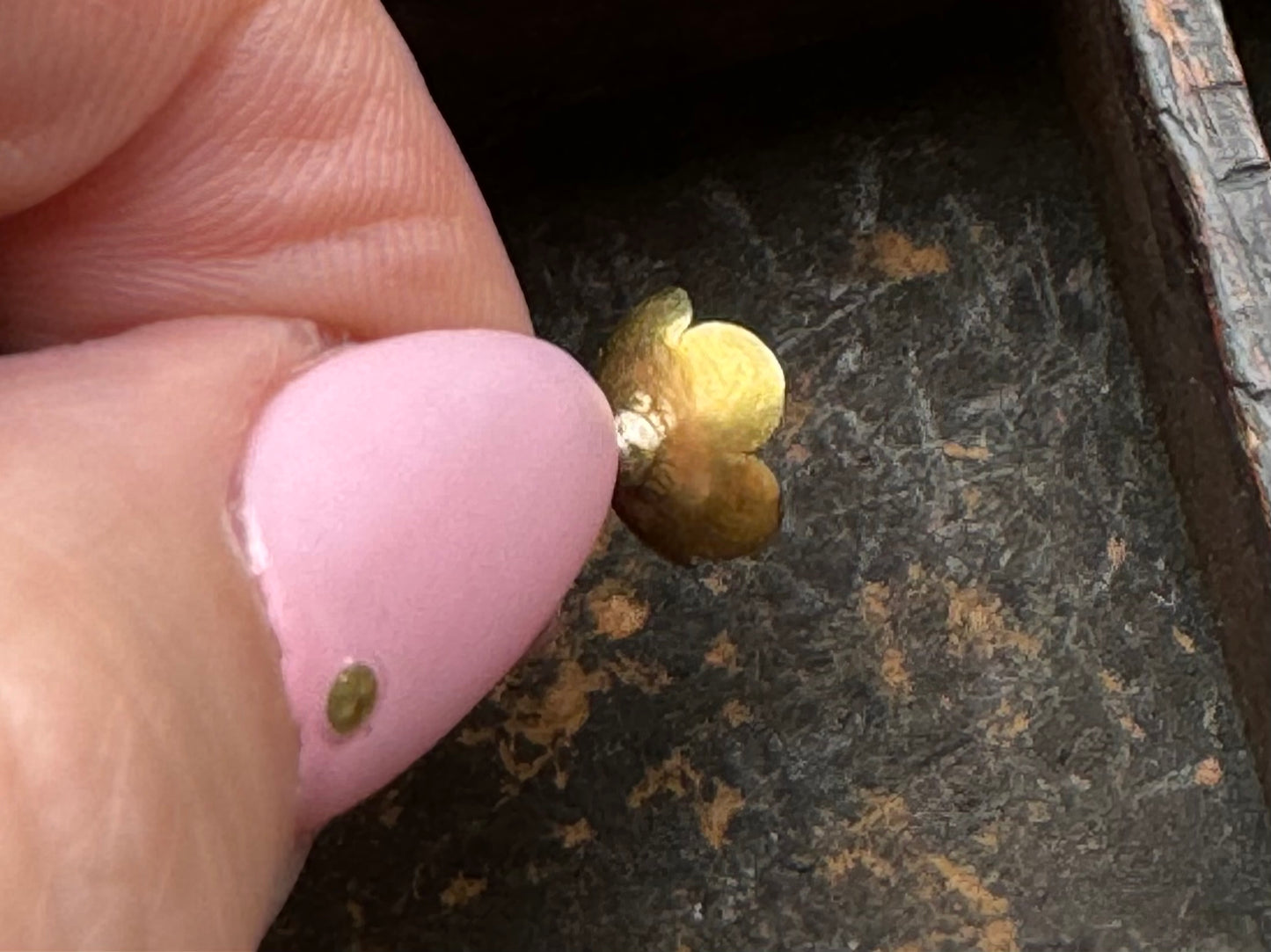 Antique Pearl Blossom Single Stud Earring