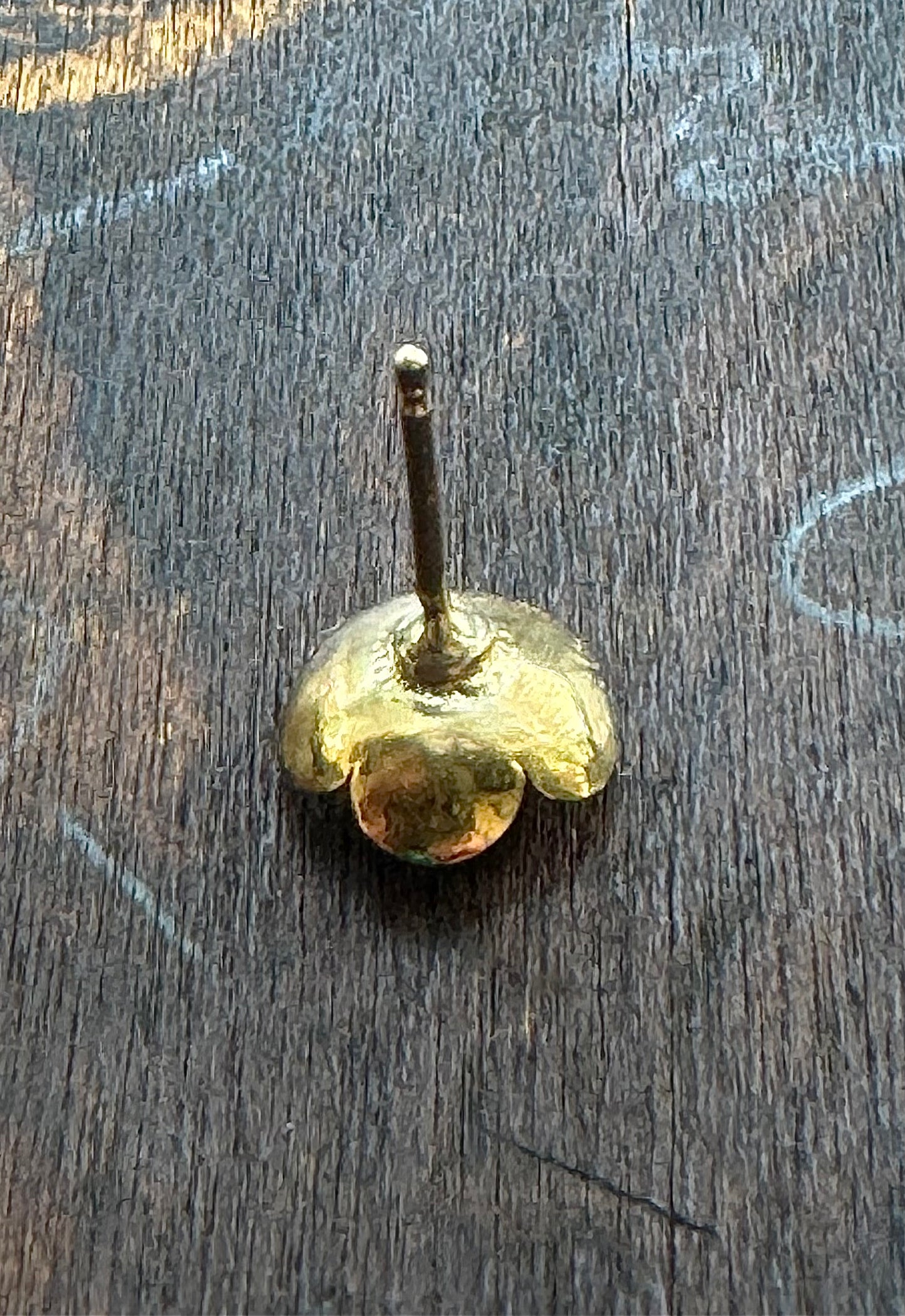 Antique Pearl Blossom Single Stud Earring