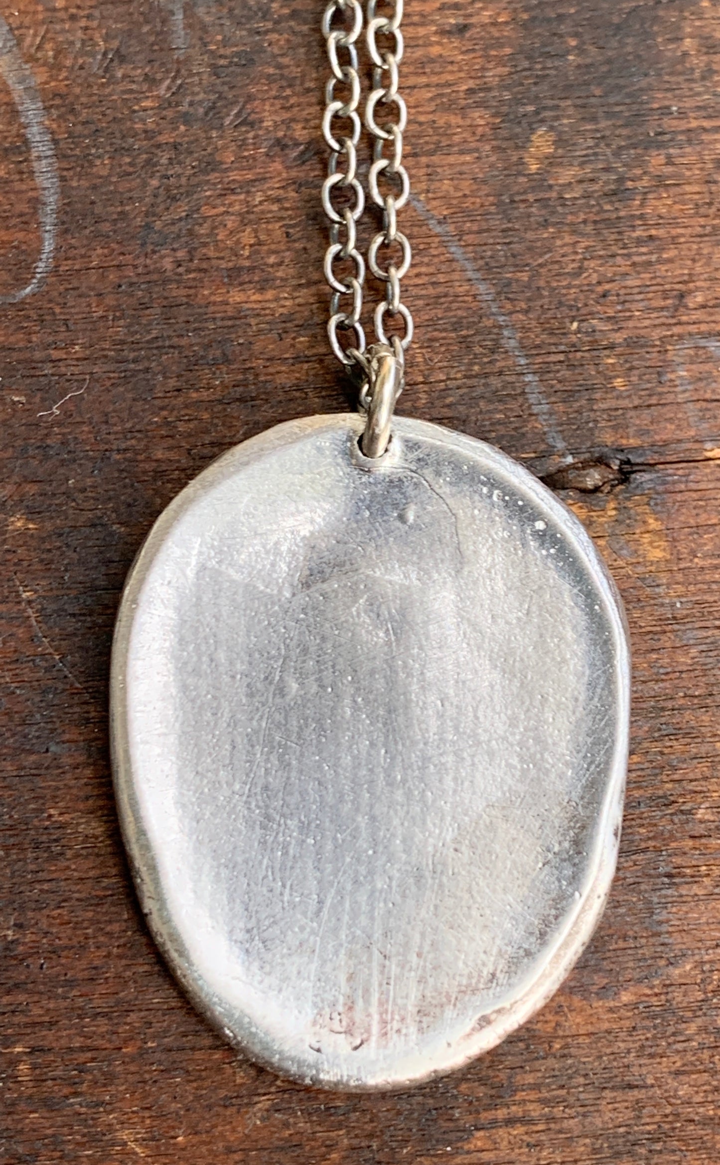 Pure Silver Sugar Skull Necklace