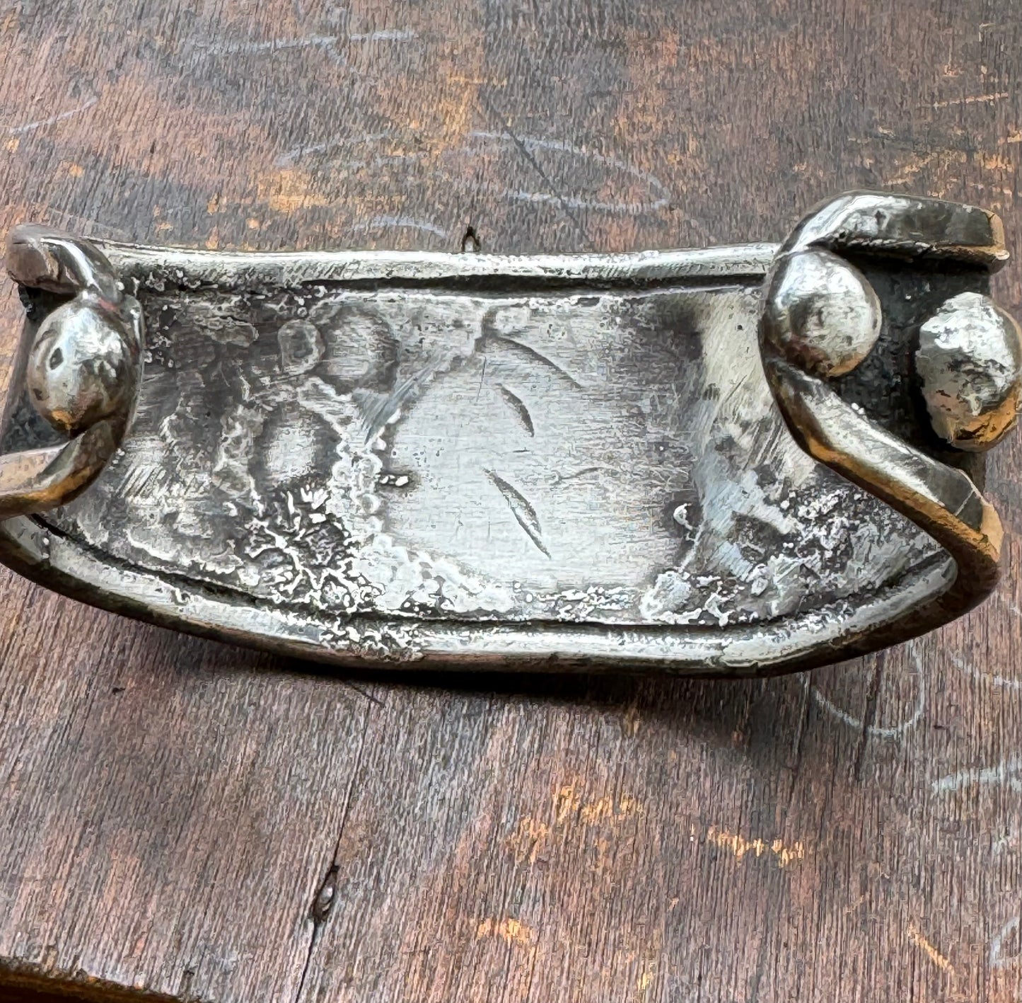 Vintage Sterling and Turquoise Small Cuff Bracelet