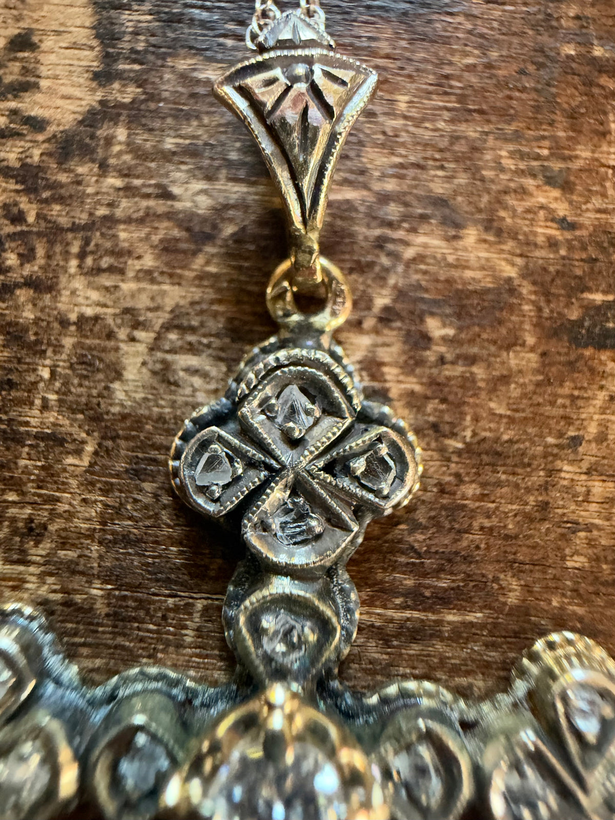 Vintage Necklace - Gothic Cross Necklace
