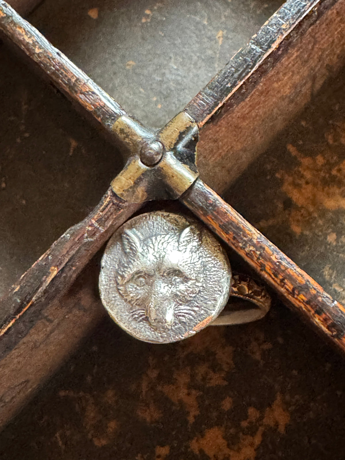 Handmade Ring - Silver Fox Ring