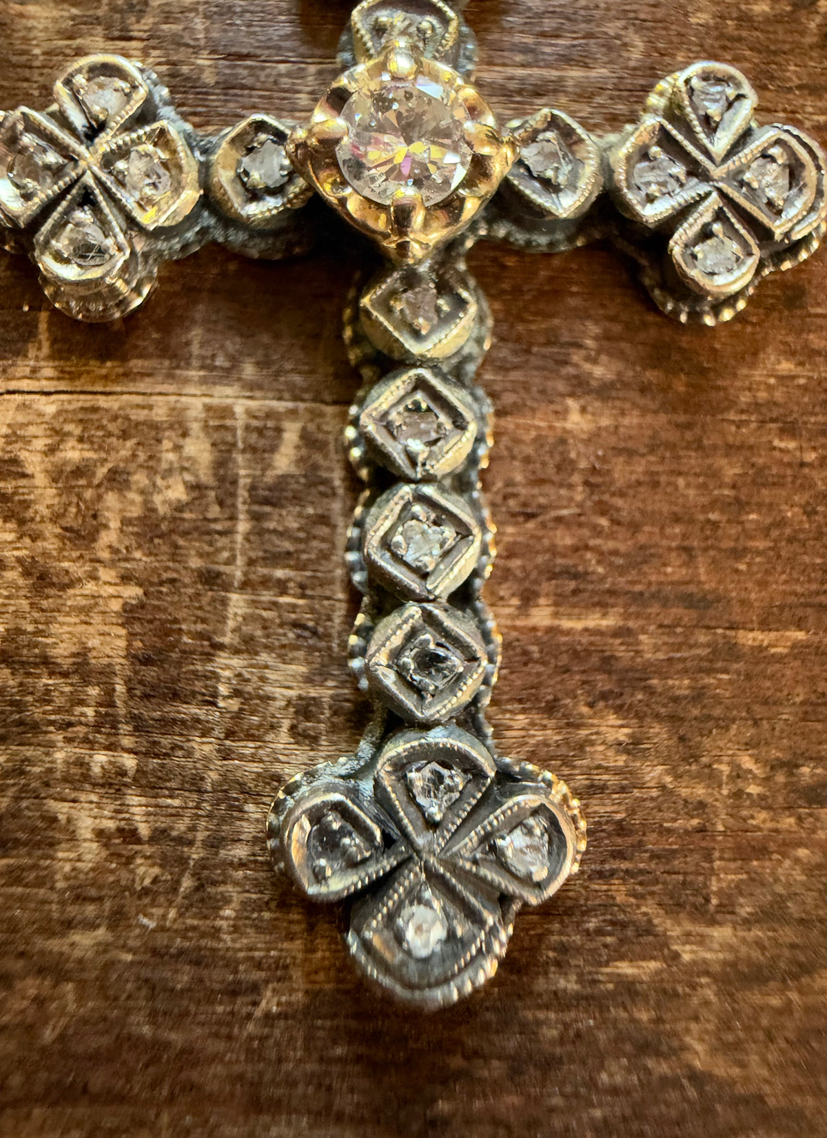 Vintage Necklace - Gothic Cross Necklace