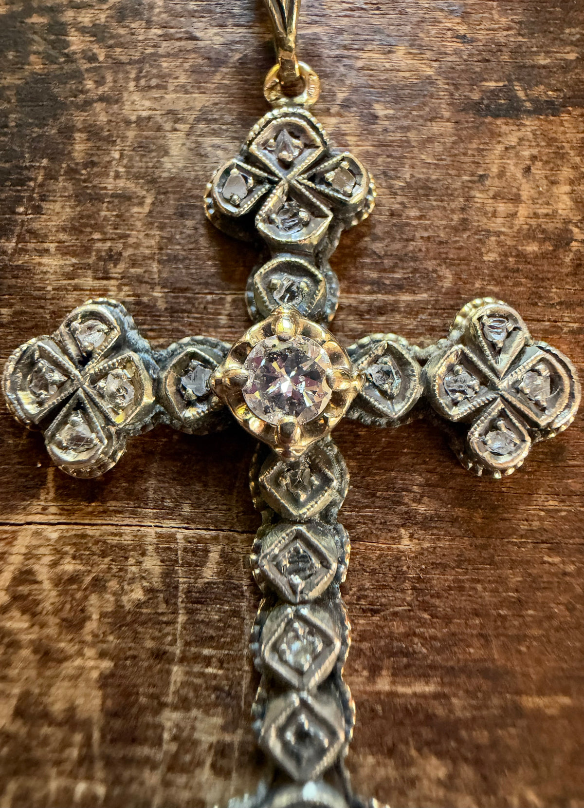 Vintage Necklace - Gothic Cross Necklace