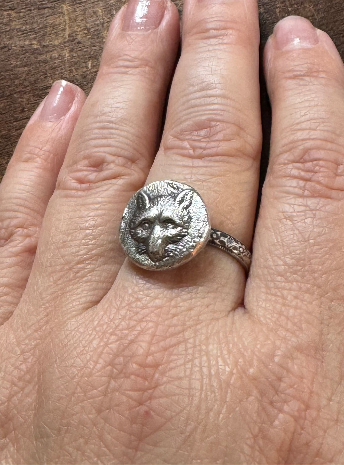 Handmade Ring - Silver Fox Ring
