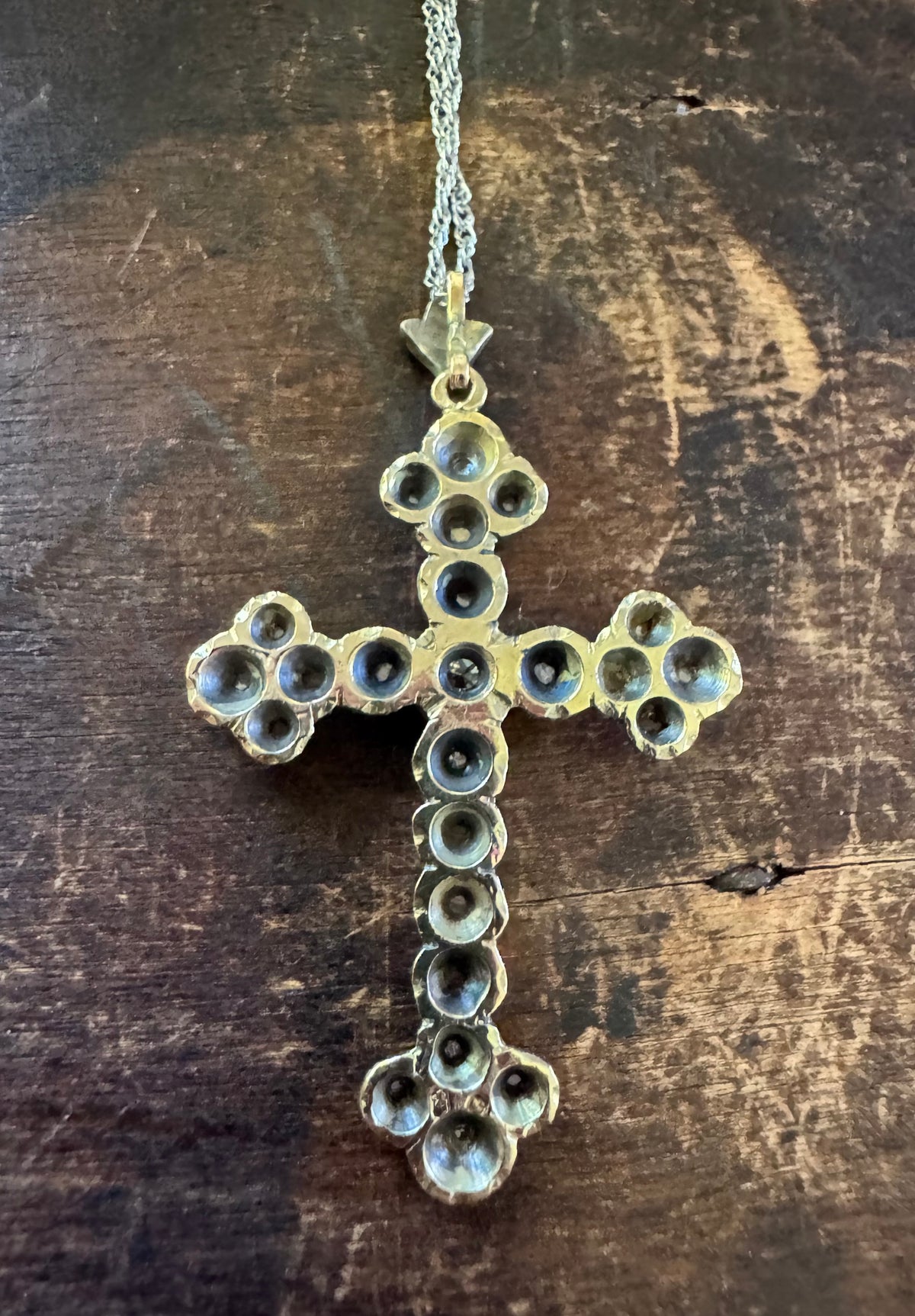 Vintage Necklace - Gothic Cross Necklace