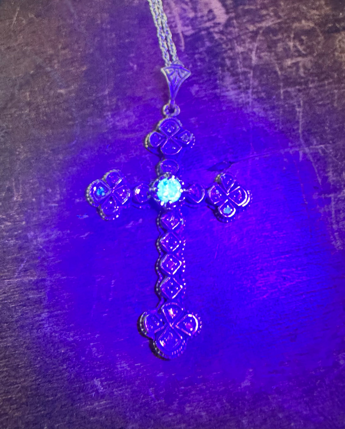 Vintage Necklace - Gothic Cross Necklace