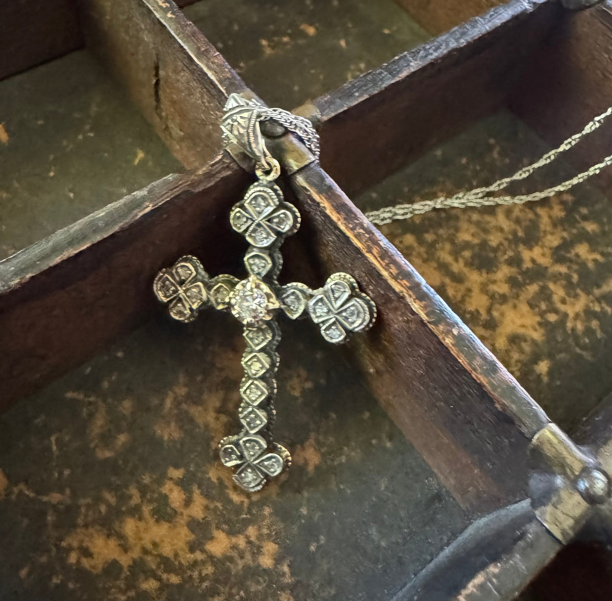 Vintage Necklace - Gothic Cross Necklace