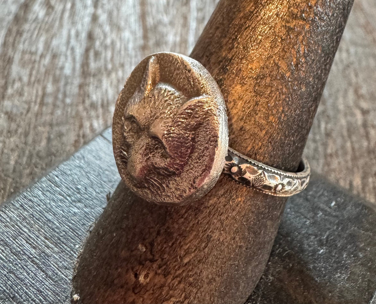 Handmade Ring - Silver Fox Ring