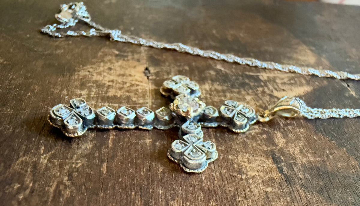 Vintage Necklace - Gothic Cross Necklace