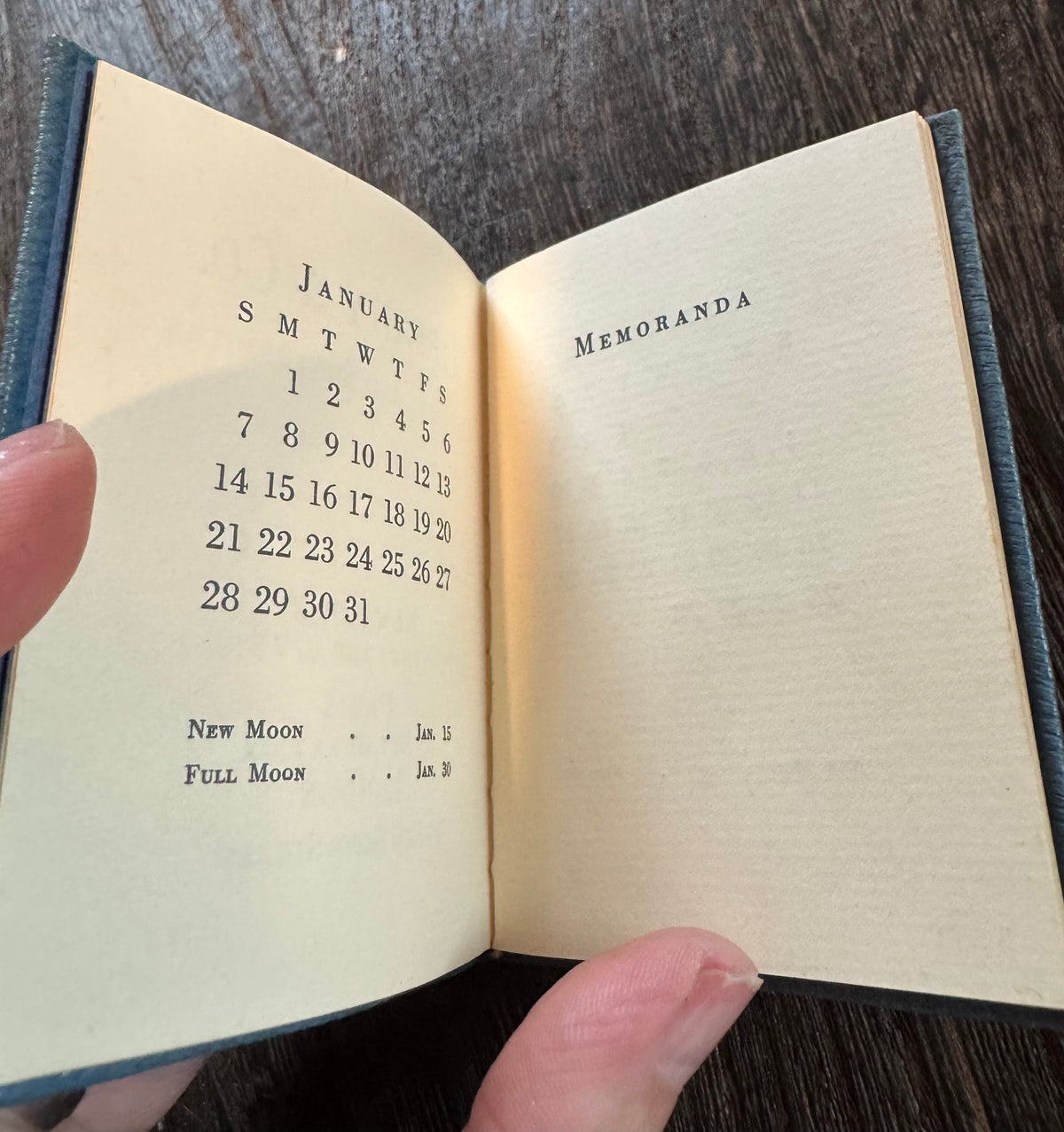Vintage Calendar - 1934 Tiffany & Co. Date Book