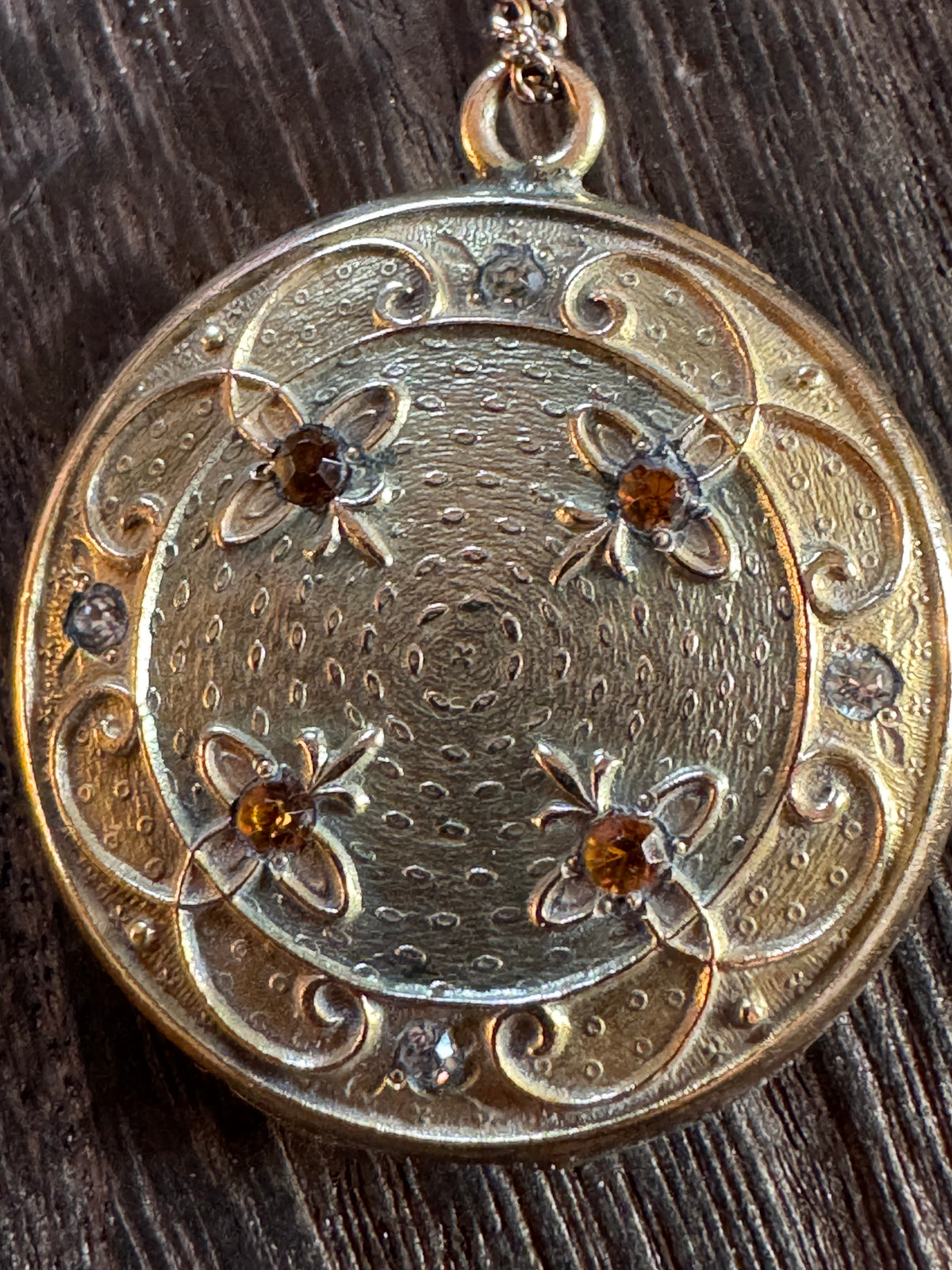 Vintage Necklace - Gold Locket Necklace