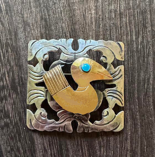 Brooch - Old Cuzco Sterling Pin