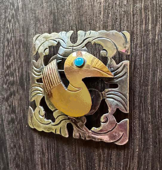 Brooch - Old Cuzco Sterling Pin