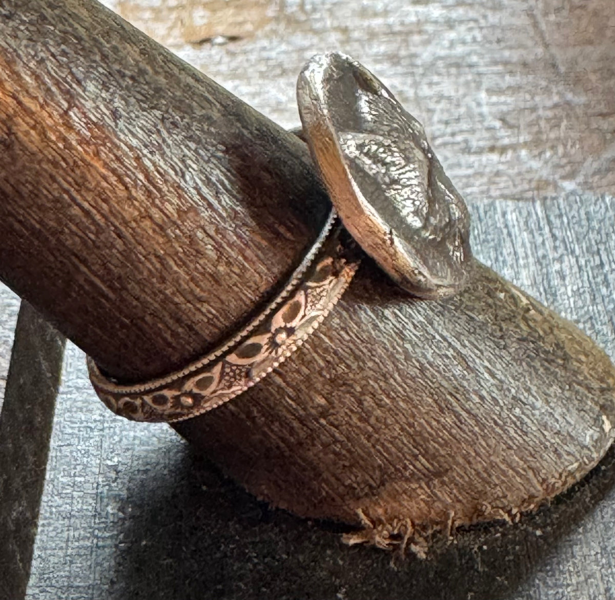 Handmade Ring - Silver Fox Ring