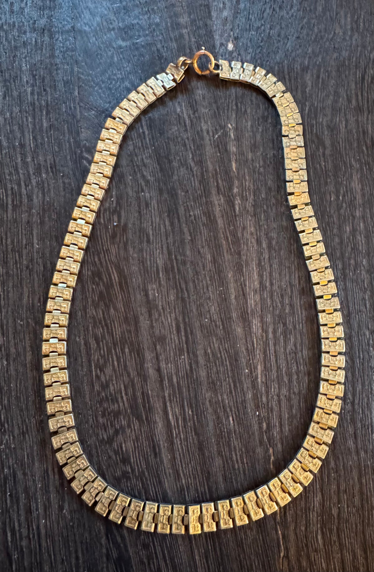 Victorian Necklace - Antique Book Chain