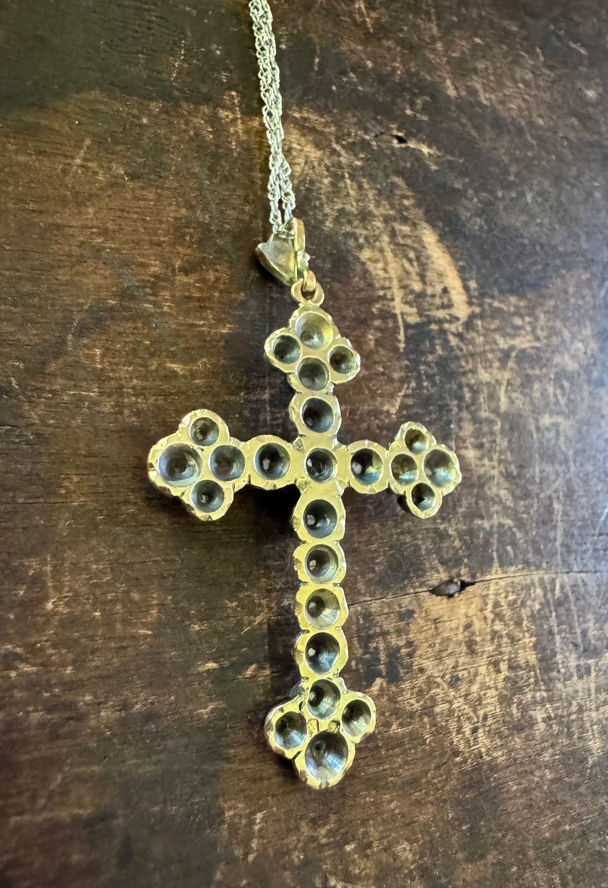 Vintage Necklace - Gothic Cross Necklace