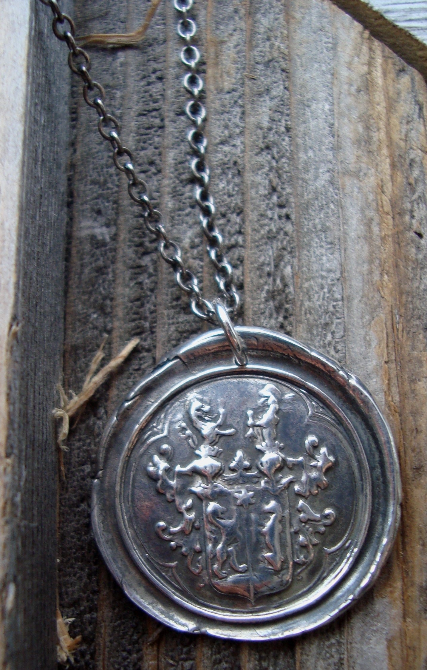 Handmade Family Crest Replica Necklace