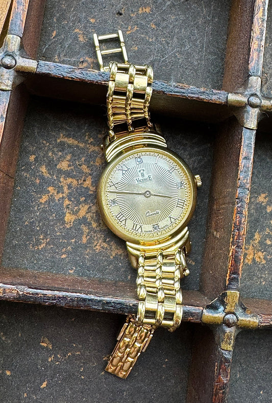 Vintage 14kt Quartz Milor Vicence Watch