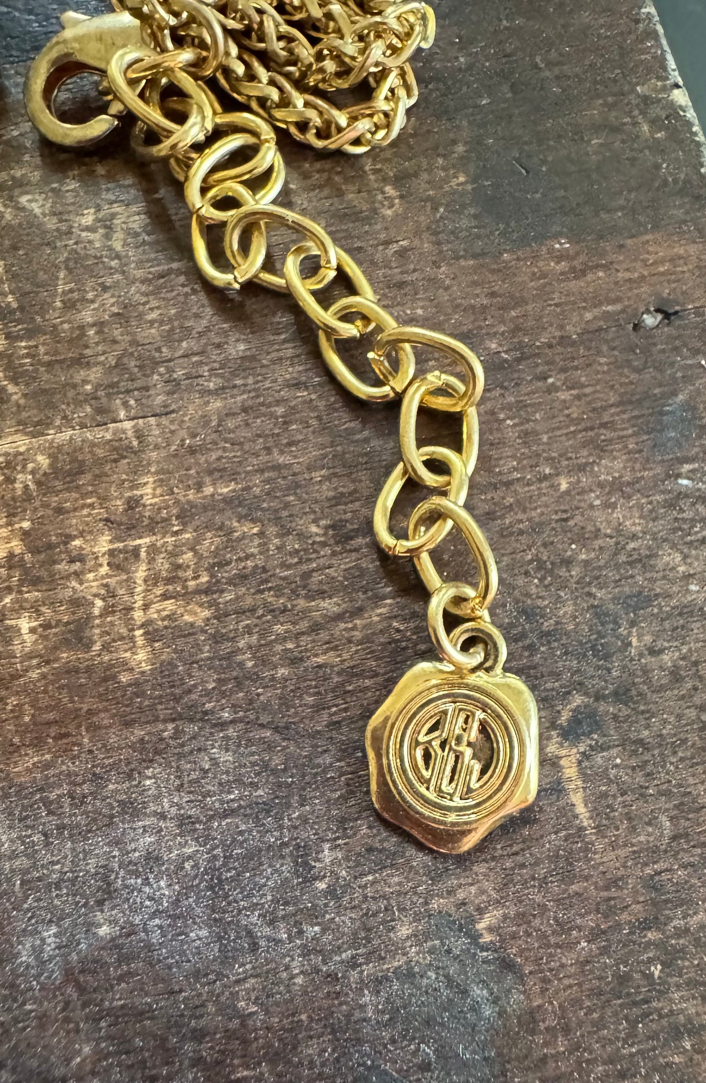 Vintage Necklace - Graziano Gold-Tone Necklace