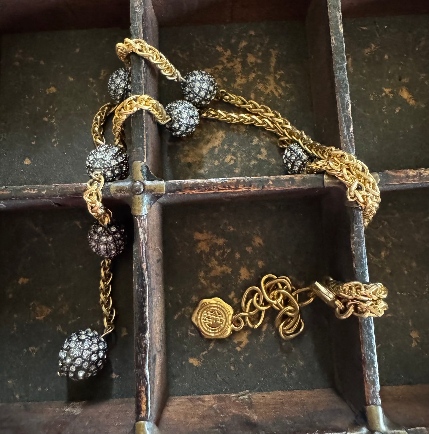 Vintage Necklace - Graziano Gold-Tone Necklace