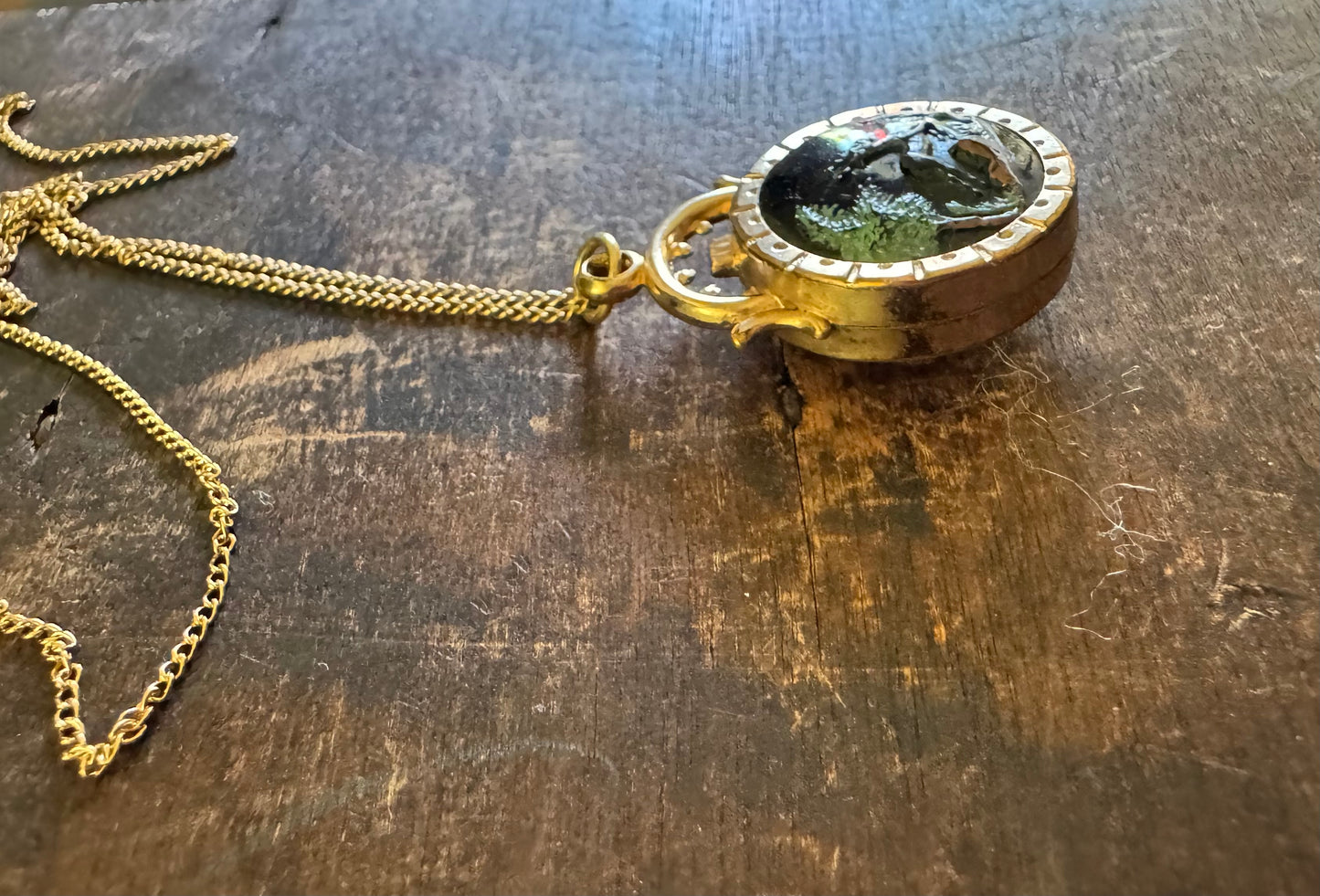 Victorian Necklace-Reversible Fob Necklace
