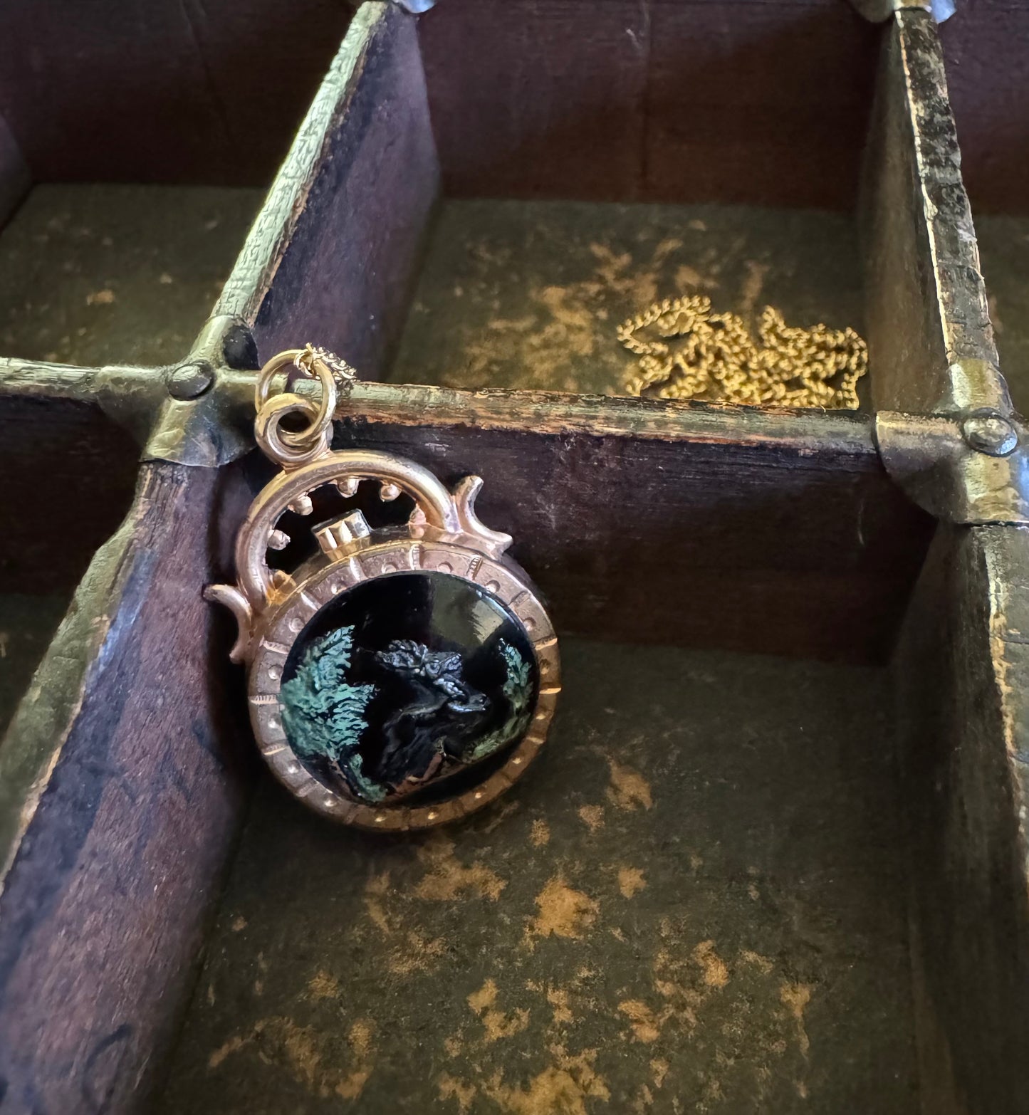 Victorian Necklace-Reversible Fob Necklace