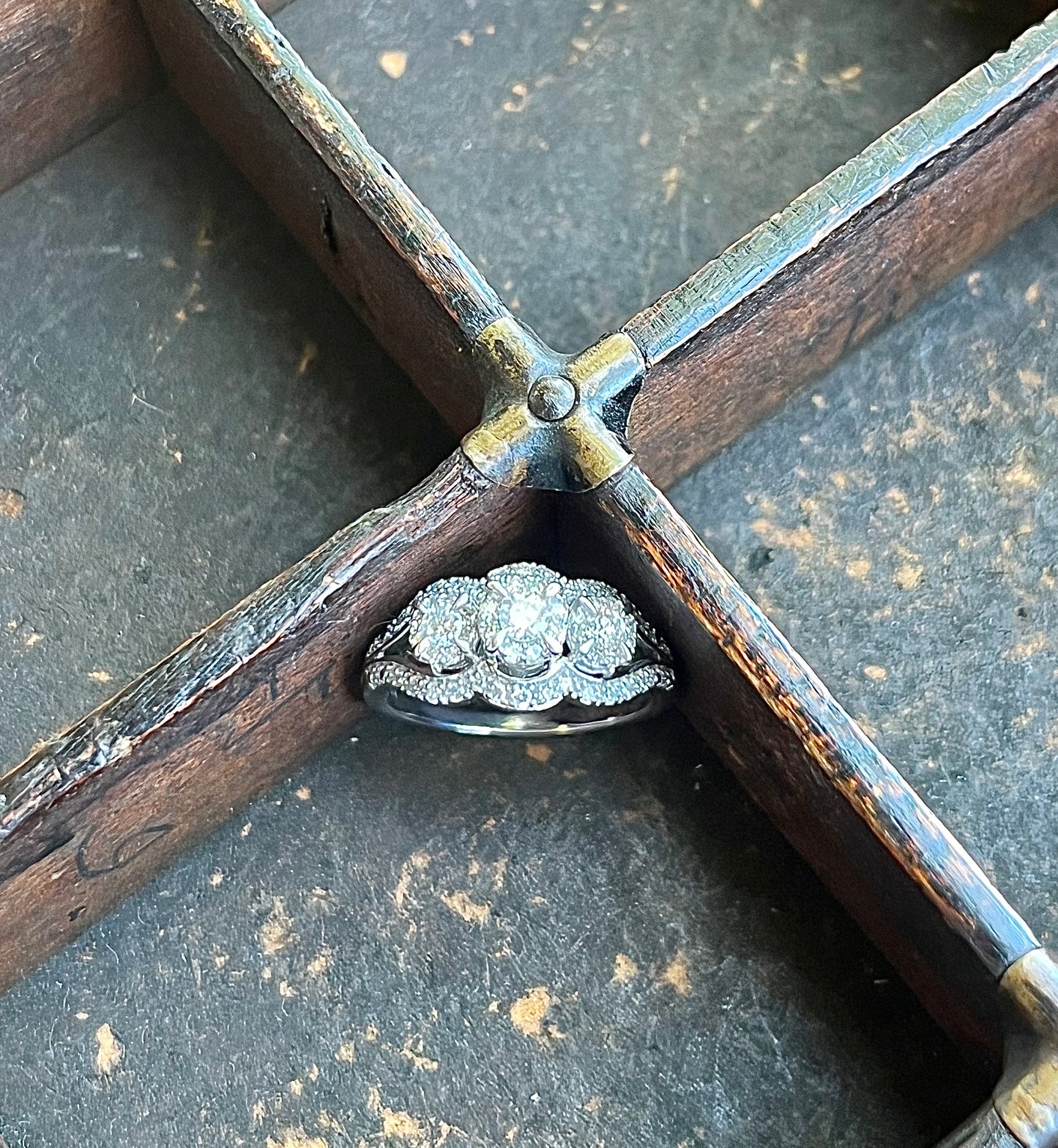 Vintage Ring-3 Stone Diamond Ring