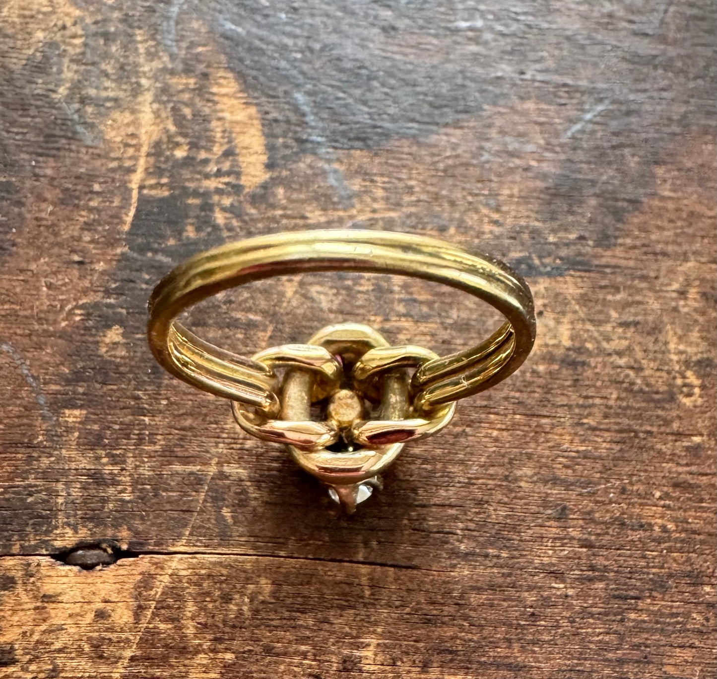Vintage Ring- Gold Knot Ring