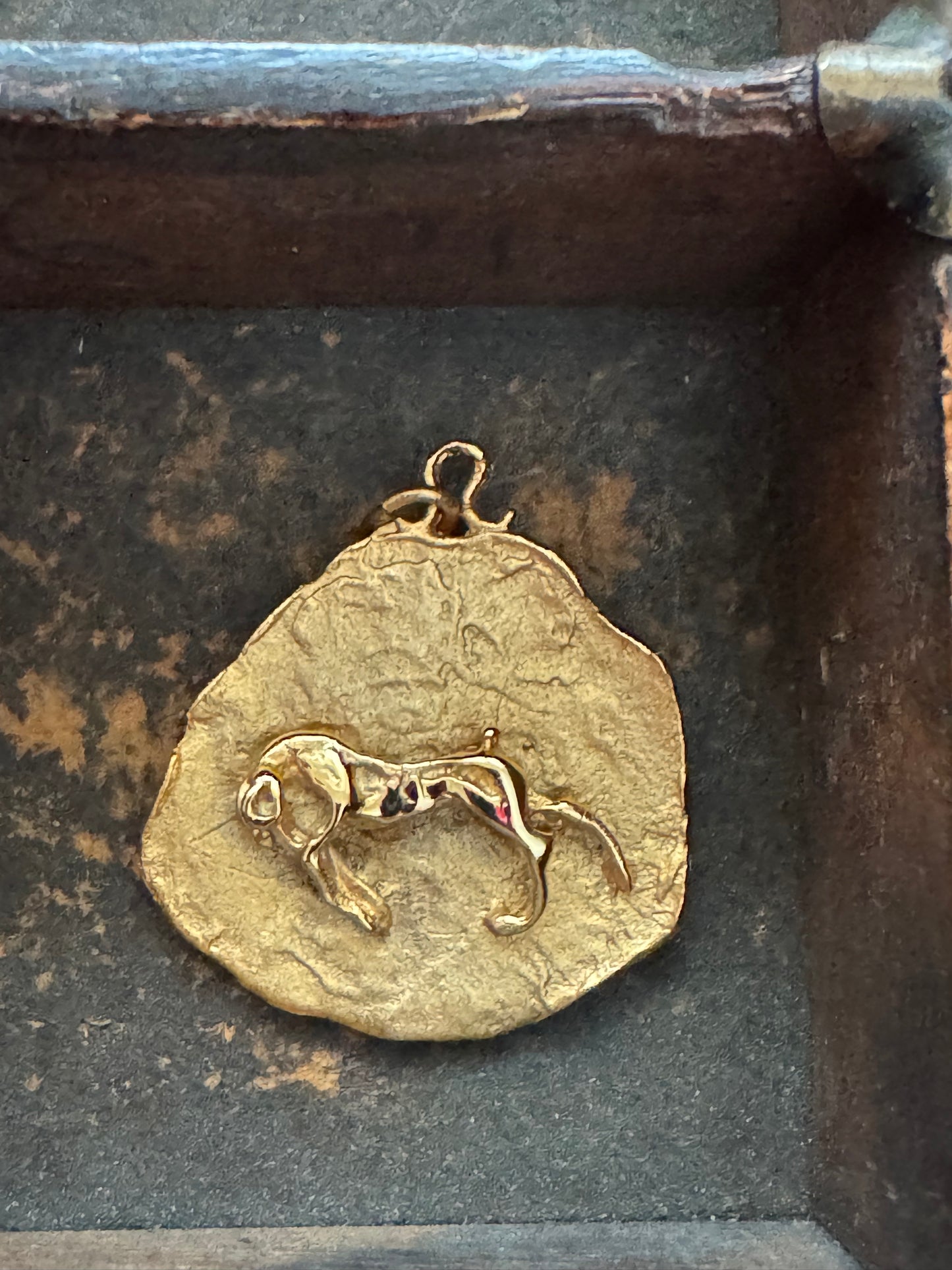 Vintage Necklace - Aries Zodiac Pendant