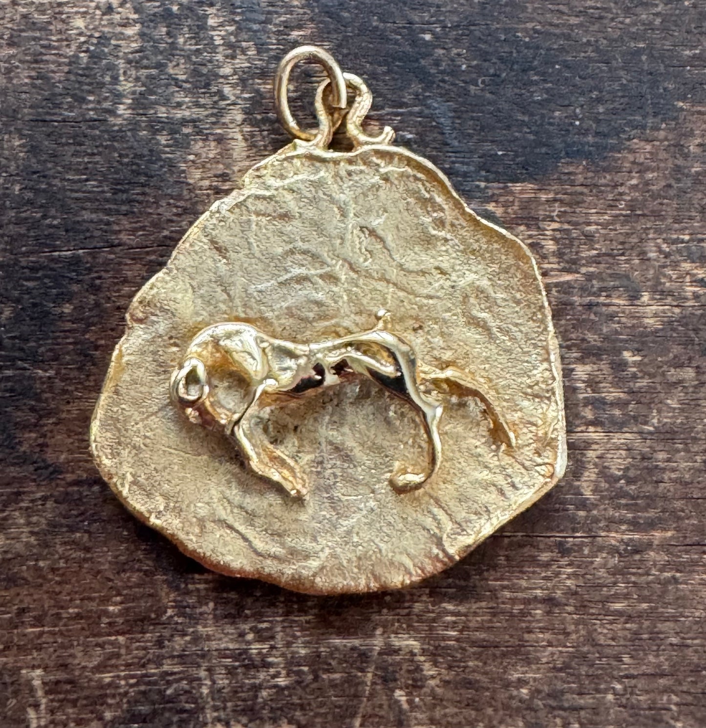 Vintage Necklace - Aries Zodiac Pendant