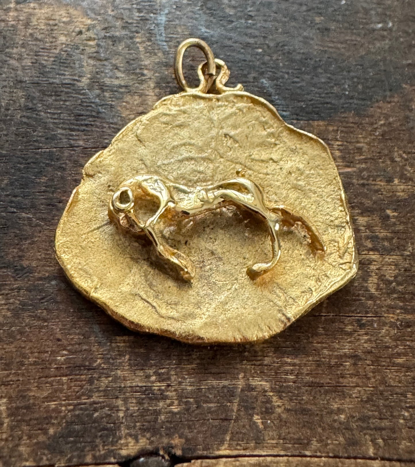 Vintage Necklace - Aries Zodiac Pendant