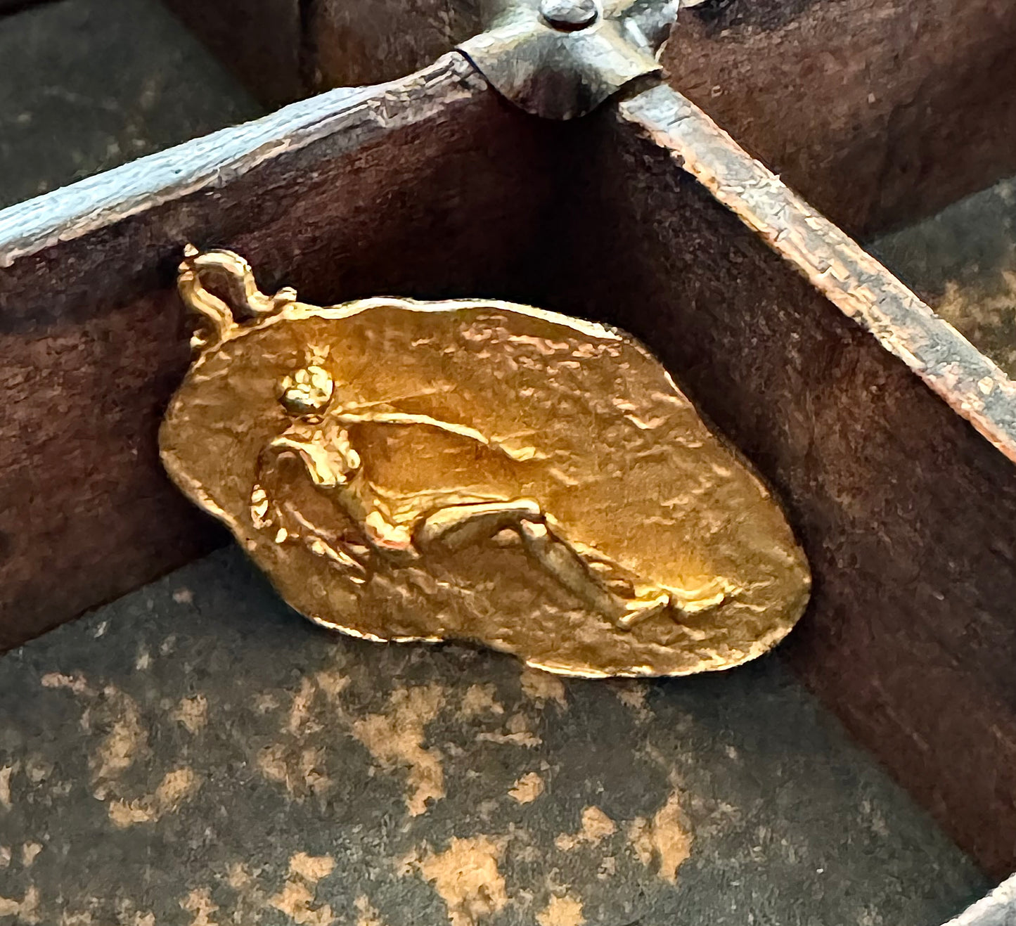 Vintage Necklace-Virgo Zodiac Pendant