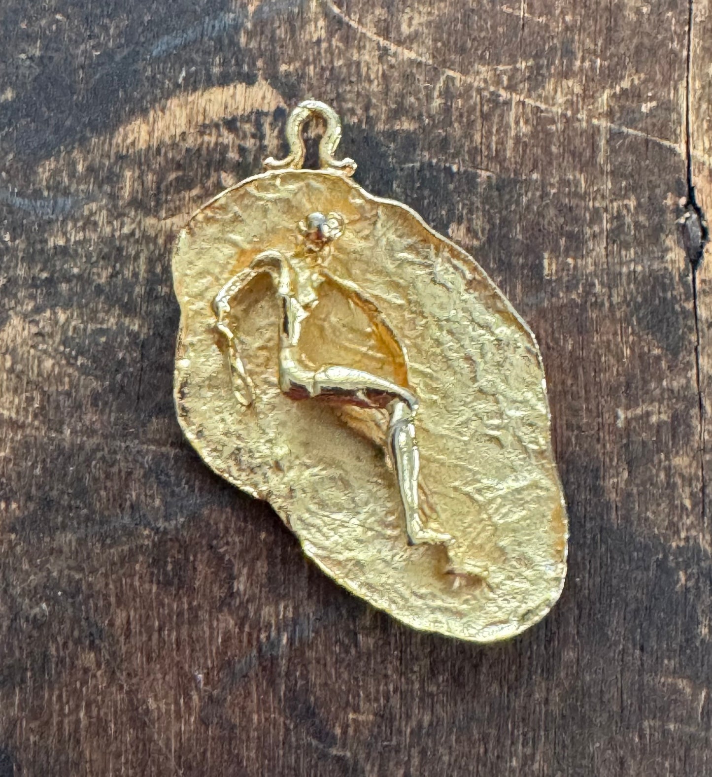 Vintage Necklace-Virgo Zodiac Pendant