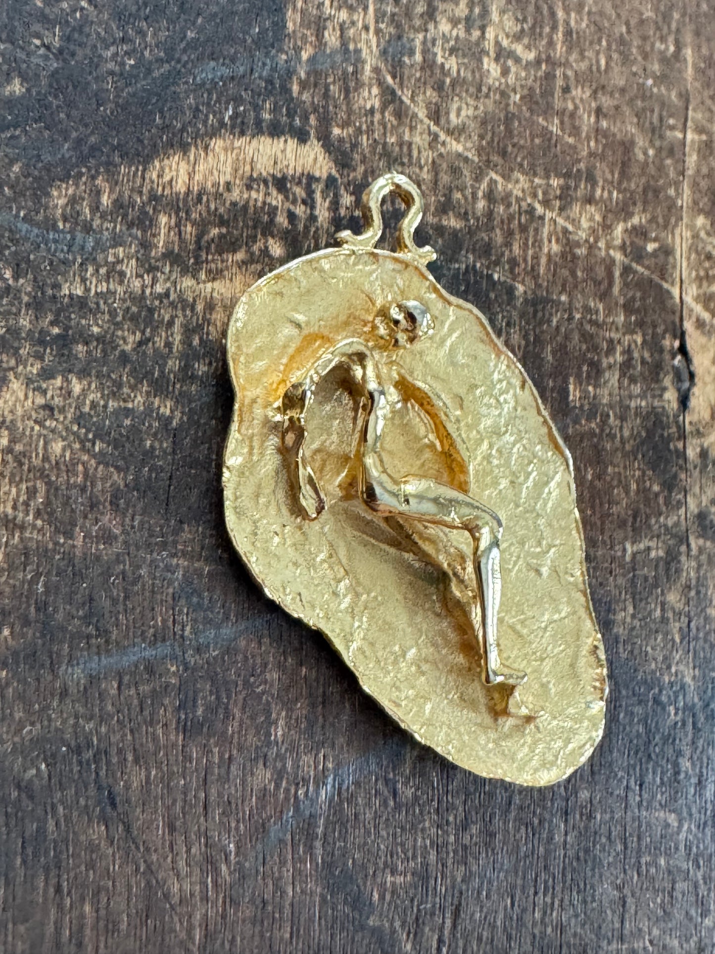 Vintage Necklace-Virgo Zodiac Pendant