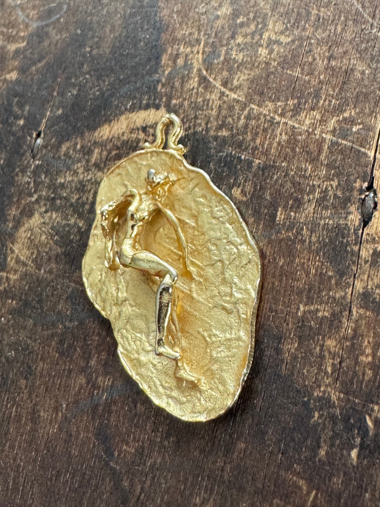 Vintage Necklace-Virgo Zodiac Pendant