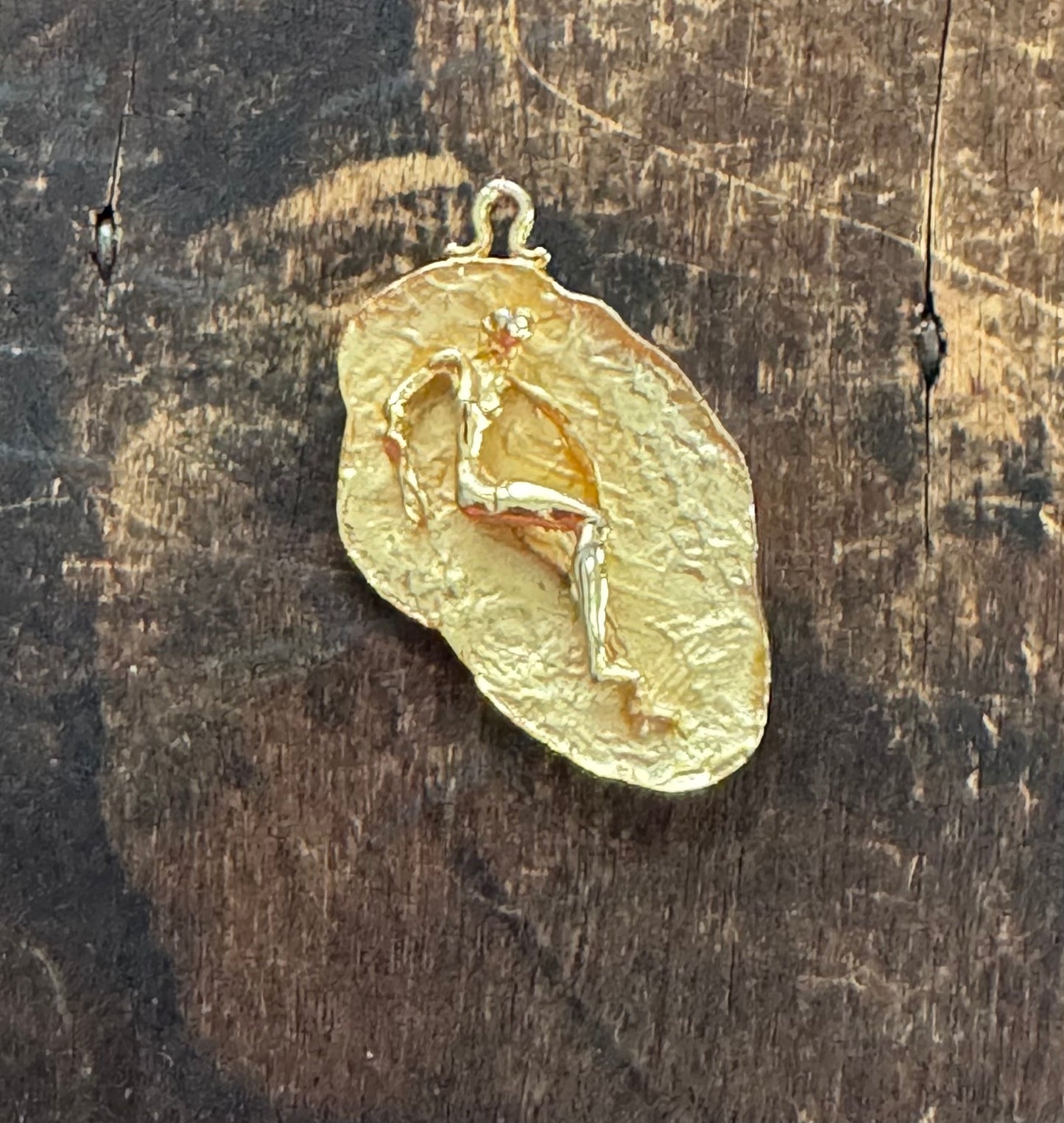 Vintage Necklace-Virgo Zodiac Pendant