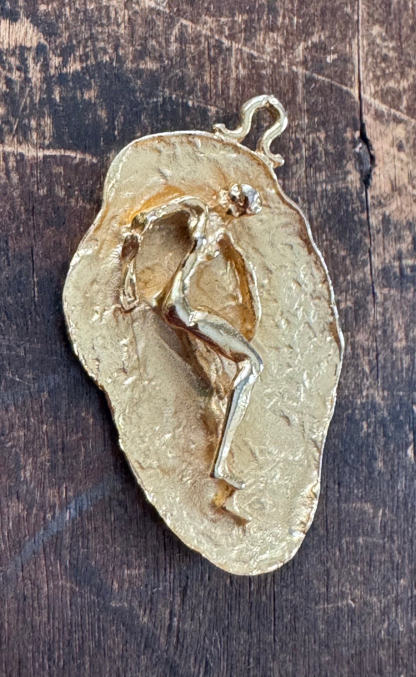Vintage Necklace-Virgo Zodiac Pendant