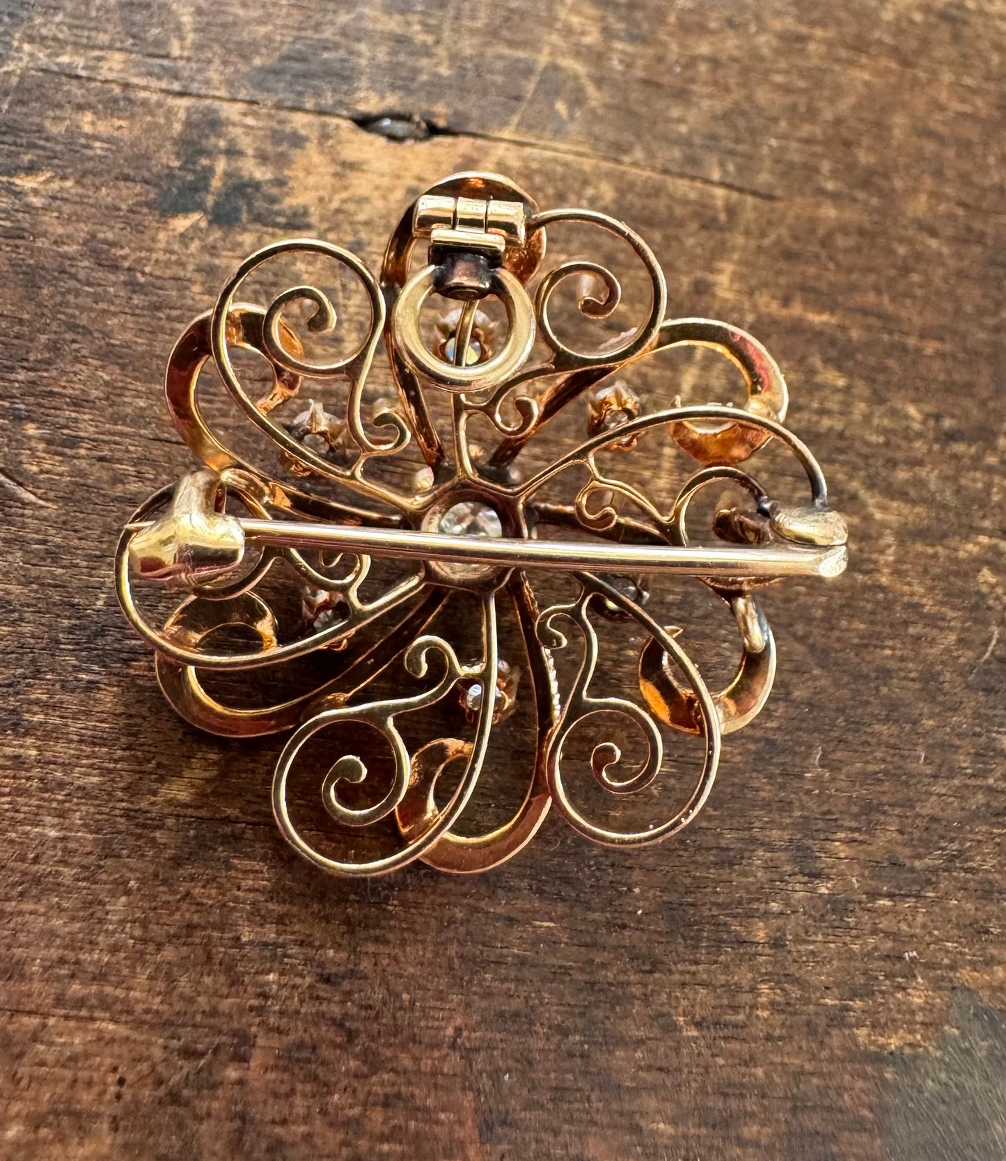 Antique Pendant-Victorian Diamond Pin/Pendant